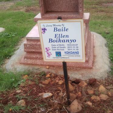 BOIKANYO Baile Ellen 1933-2011