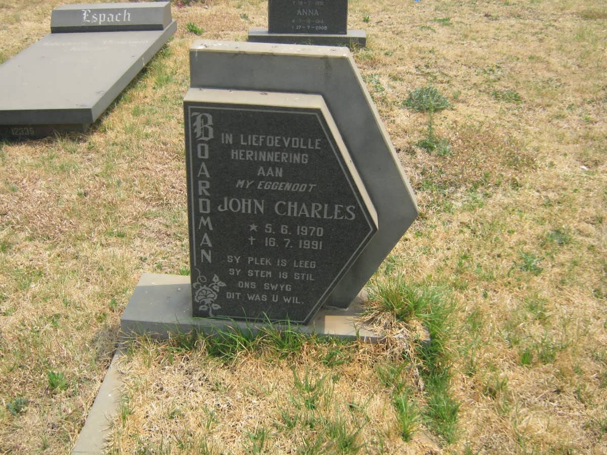 BOARDMAN John Charles 1970-1991