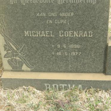 BOTHA Michael Coenrad 1896-1977