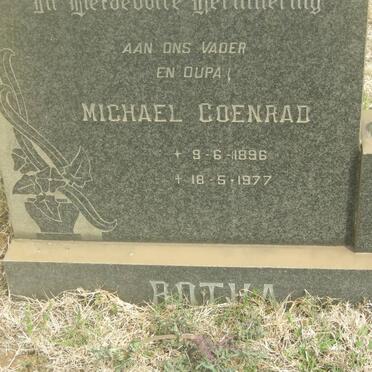 BOTHA Michael Coenrad 1896-1977