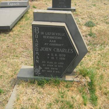 BOARDMAN John Charles 1970-1991