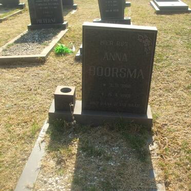 BOORSMA Anna 1910-1985