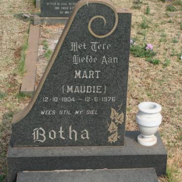 BOTHA Mart 1904-1976