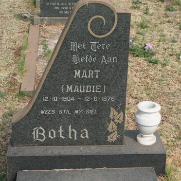 BOTHA Mart 1904-1976
