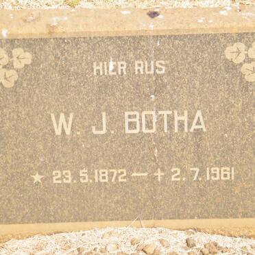 BOTHA W.J. 1872-1961