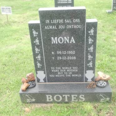 BOTES Mona 1952-2008