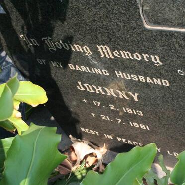 BOTOULAS Johnny 1913-1981 &amp; Marjorie Violet 1912-1983