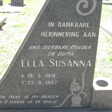 BOTHA Ella Susanna 1910-1987