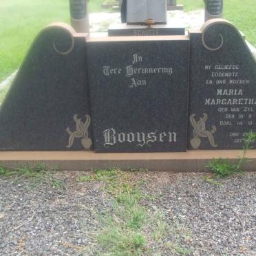 BOOYSEN Maria Margaretha VAN ZYL 1903-1972