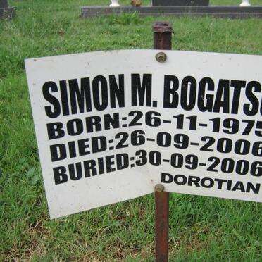 BOGATSU Simon M. 1975-2006