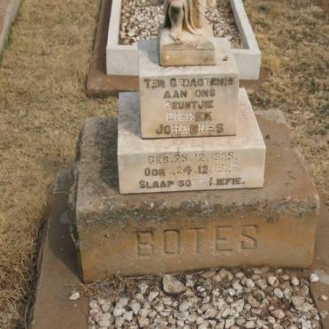 BOTES Dierek Johannes 1925-1926