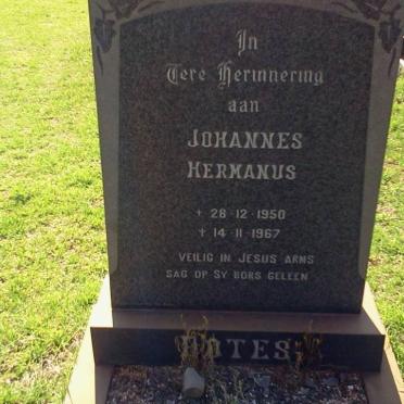 BOTES Johannes Hermanus 1950-1967