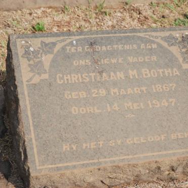 BOTHA Christiaan M. 1867-1947