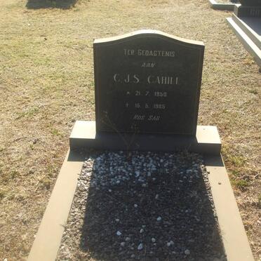 CAHILL C.J.S. 1950-1985