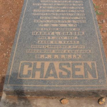 CHASEN Harry L. -1921