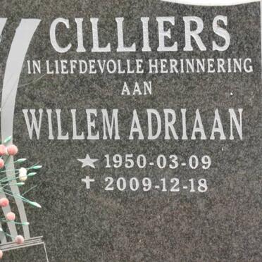 CILLIERS Willem Adriaan 1950-2009