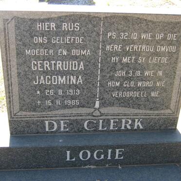CLERK Gertruida Jacomina, de 1913-1985