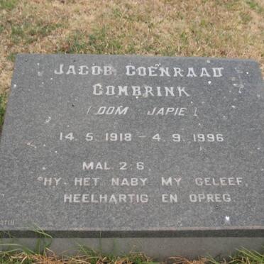 COMBRINK Jacob Coenraad 1918-1996
