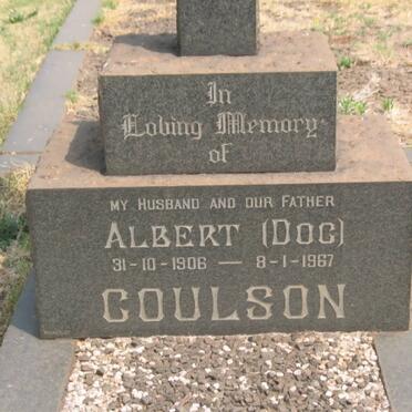 COULSON Albert 1906-1967