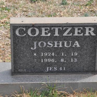 COETZER Joshua 1924-1996