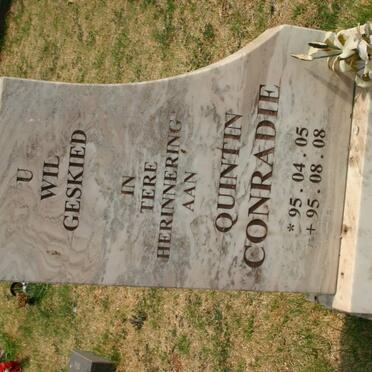 CONRADIE Quintin 1995-1995