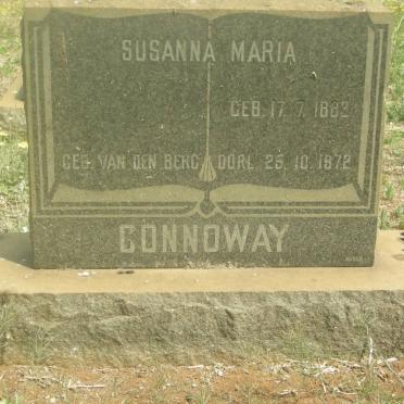 CONNOWAY Susanna Maria 1882-1972