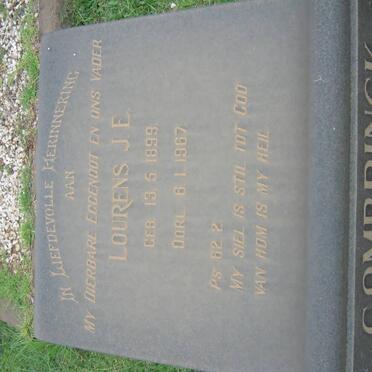COMBRINCK Lourens J.E. 1899-1967