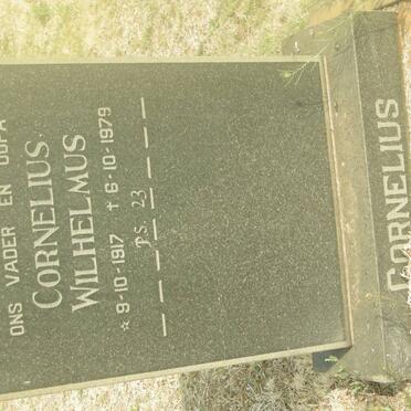 CORNELIUS Cornelius Wilhelmus 1917-1979