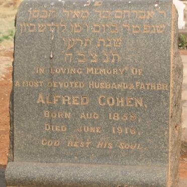 COHEN Alfred 1859-1916