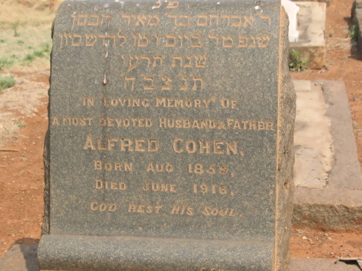 COHEN Alfred 1859-1916