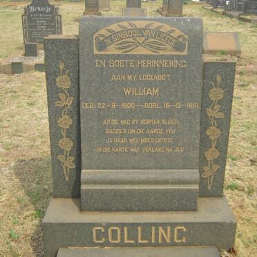 COLLING William 1900-1951
