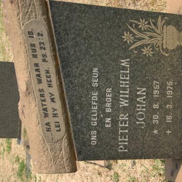 COETZER Pieter Wilhelm Johan 1957-1975