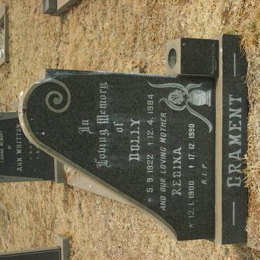 CRAMENT Regina 1900-1990 :: CRAMENT Dolly 1922-1984 