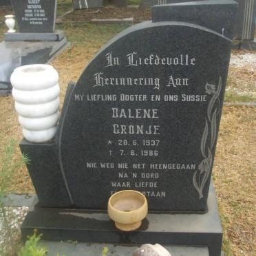CRONJE Dalene 1937-1986