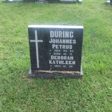 DÜRING Johannes Petrus 1928-2002 &amp; Deborah Kathleen 1954-