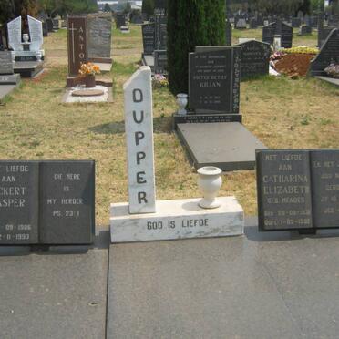 DUPPER Ockert Casper 1906-1993 &amp; Catharina Elizabeth MEADES 1930-1992