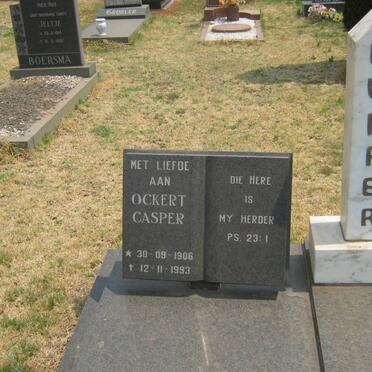 DUPPER Ockert Casper 1906-1993