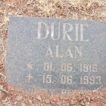 DURIE Alan 1916-1993