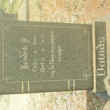 DAVIDS Hendrik R. 1924-1972