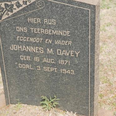 DAVEY Johannes M. 1871-1943