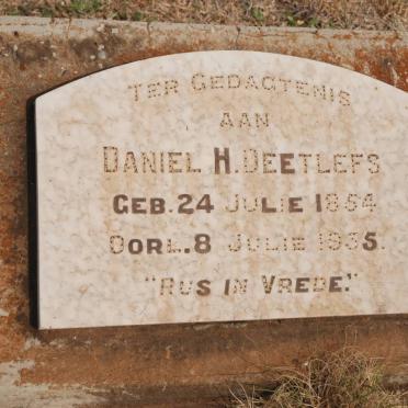 DEETLEFS Daniel H. 1854-1935