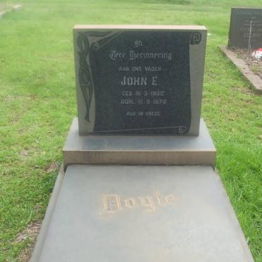 DOYLE John E. 1900-1970