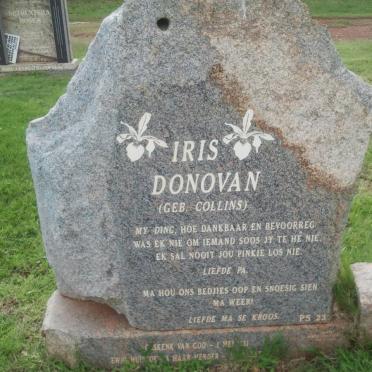 DONOVAN Iris nee COLLINS