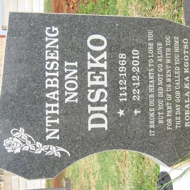 DISEKO Nthabiseng Noni 1968-2010