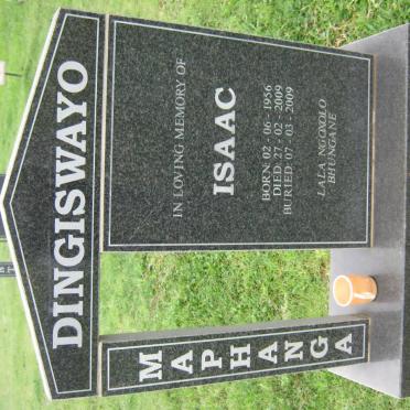 DINGISWAYO Maphanga Isaac 1956-2009