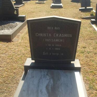 ERASMUS Christa nee HUYSAMEN 1955-1985