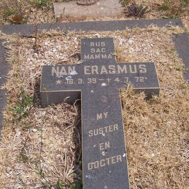ERASMUS Nan 1939-1972