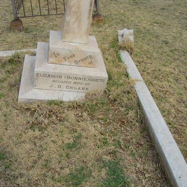 ERLANK Margaret A. nee VON BRATT -1914 :: ERLANK Elizabeth nee GOETZ