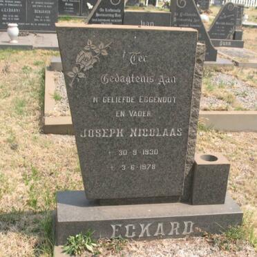 ECKARD Joseph Nicolaas 1930-1978