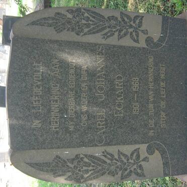 ECKARD Carel Johannes 1901-1968